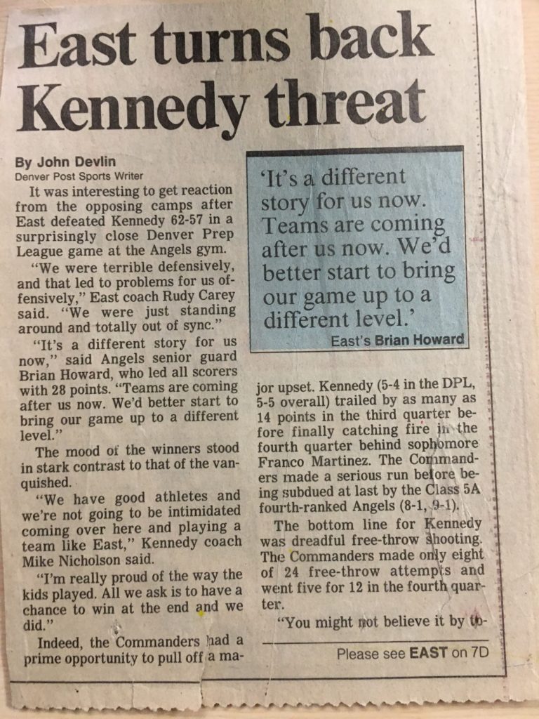 Youth basketball players developing fundamentals